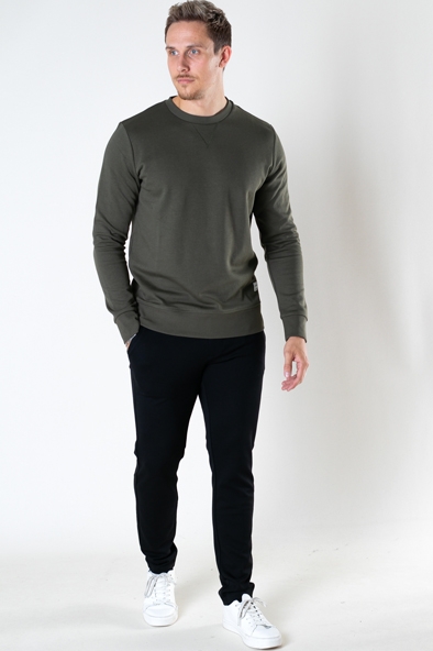 Jack & Jones JJEBASIC SWEAT CREW NECK NOOS Forest Night REG