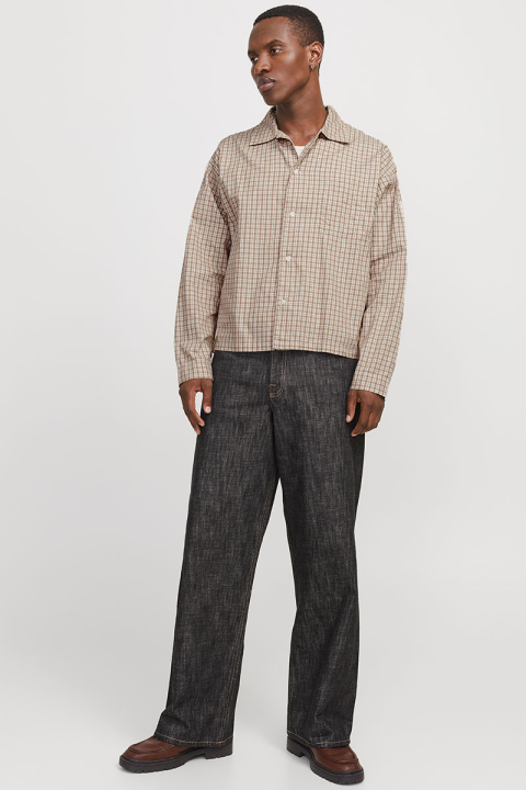 Jack & Jones Austin Loose Fit Check Hemd Crockery