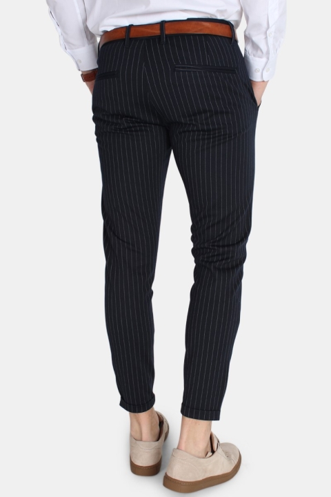 Gabba Pisa Chino Pinstripe Hose Navy Stripe