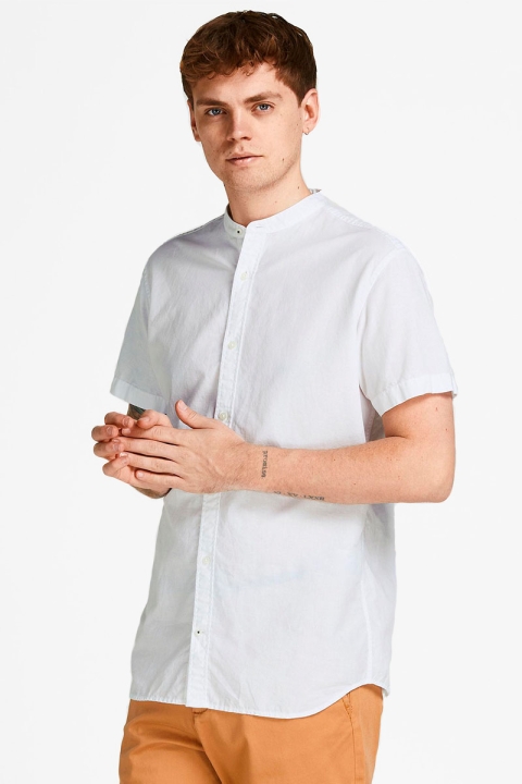 Jack & Jones SUMMER BAND Hemd S/S White