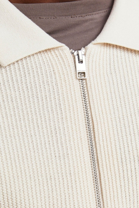 Jack & Jones Spring Perfect Knit Cardigan Almond Milk