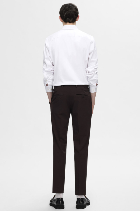 Selected Performance Stretch LS Hemd Bright White