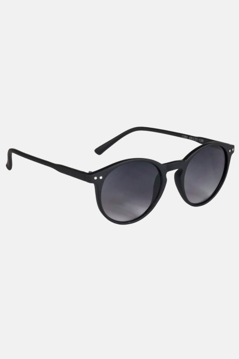 Fashion 1380 Panto Sonnenbrille Black Rubber Gradient Grey C2 Lens
