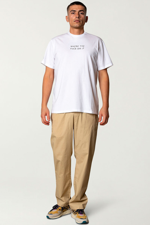 Fat Moose Lost T-Hemd White