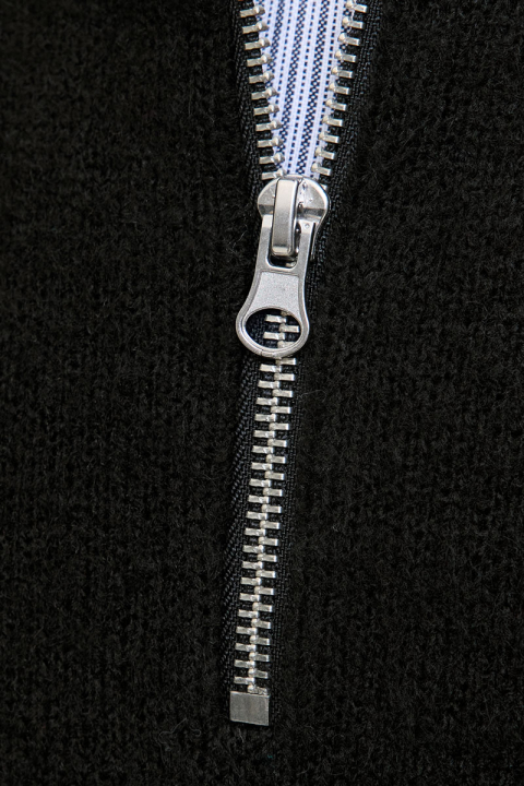 Jack & Jones Soho Ollie Knit Half Zip Black