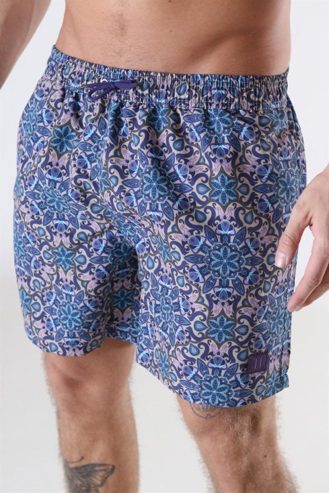 Les Deux Psycadelic Badehose Purple