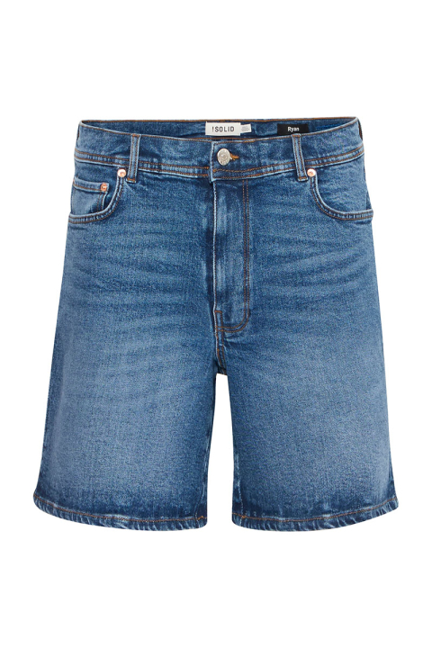 Solid Ryan Shorts Middle Blue Denim