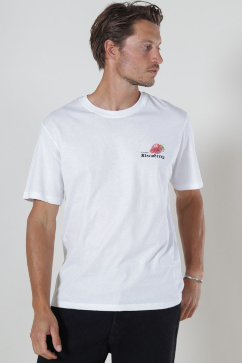 Jack & Jones Bradley Relaxed Fit Fruits Tee Bright White