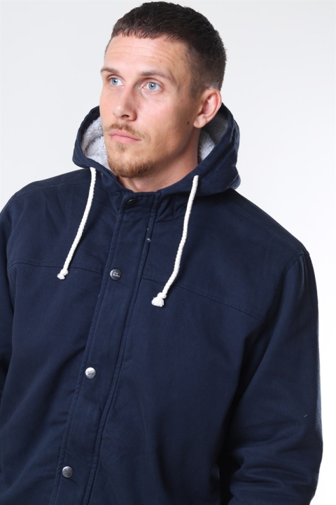 Denim Project Teddy Parka Jacke Navy