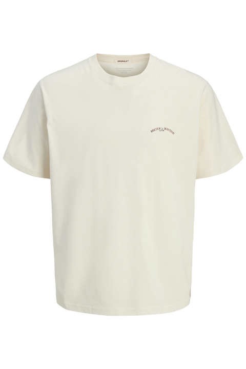 Jack & Jones Hydra Cutout Tee Antique White