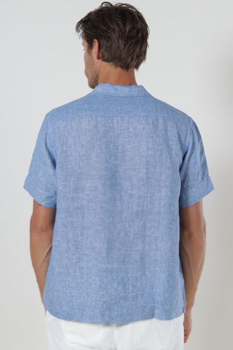 Kronstadt Ayers SS loose Hemd Federal Blue