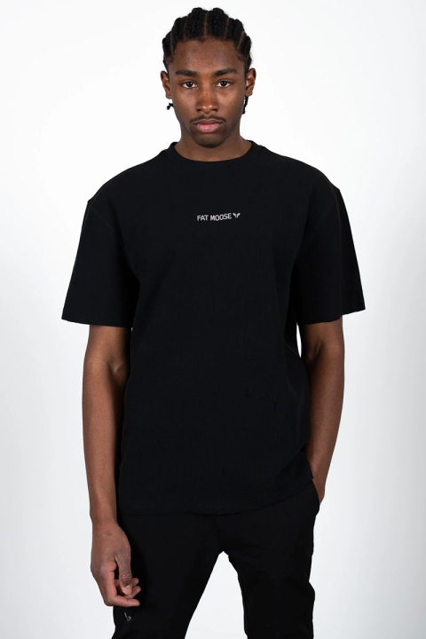 Fat Moose Christopher Structured Tee Black