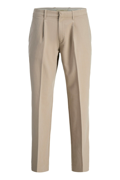 Jack & Jones Karl Cameron Pleated Chino Plaza Taupe
