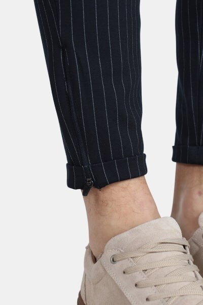 Gabba Pisa Chino Pinstripe Hose Navy Stripe