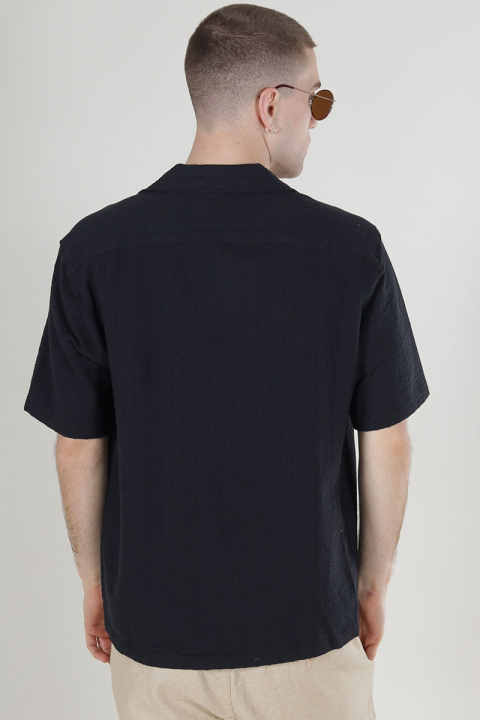 ONLY & SONS Males Regular Fit SS Resort Hemd Black