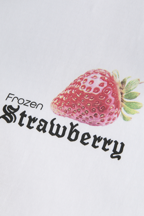 Jack & Jones Bradley Relaxed Fit Fruits Tee Bright White