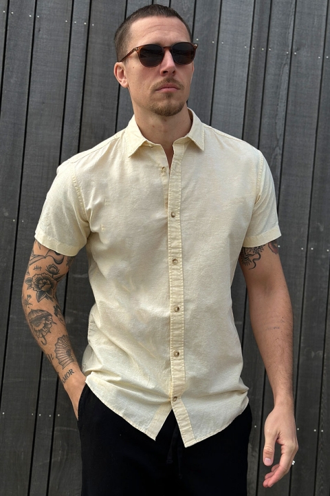 Jack & Jones Summer Linen Hemd SS Jojoba