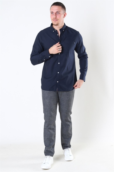 Jack & Jones Classic Soft Oxford Hemd LS Navy Blazer