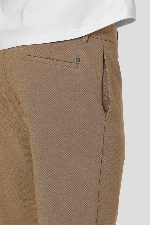 Clean Cut Copenhagen Milano Jersey Pants Dark Camel Mel