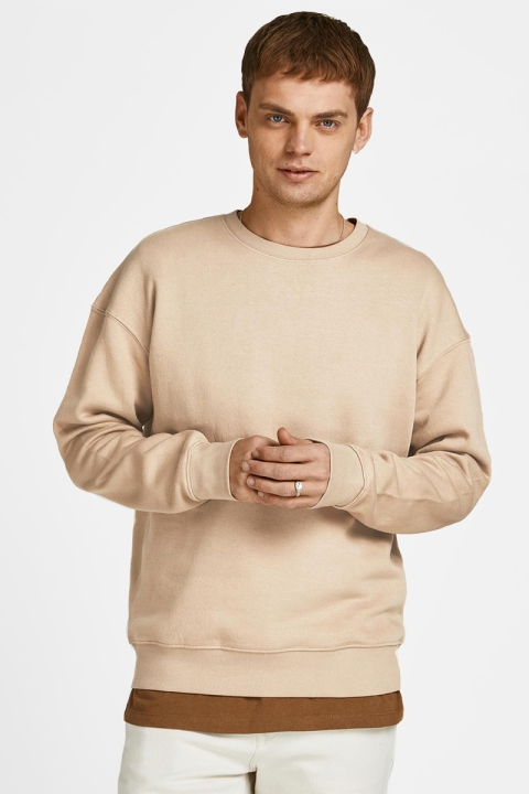 Jack & Jones STAR BASIC SWEAT CREW NECK Crockery