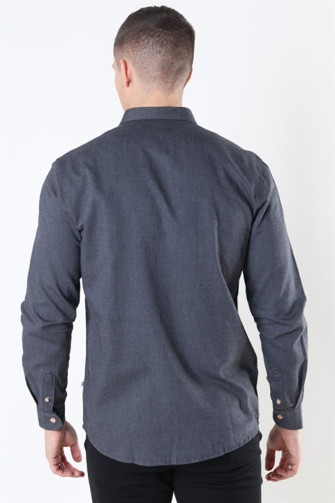 Kronstadt Johan Diego Cotton Hemd Dark Grey