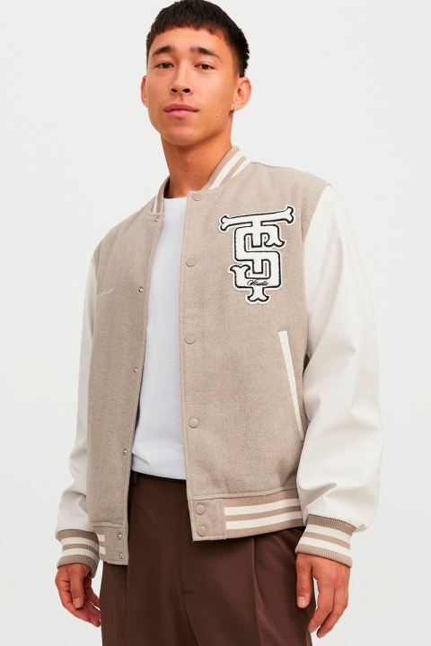 Jack & Jones College Bomber Jacket Crockery