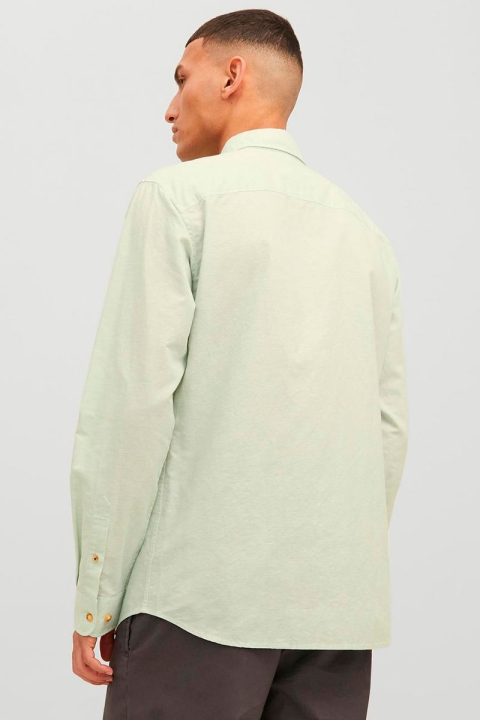 Jack & Jones Summer Linen Hemd LS Granite Green