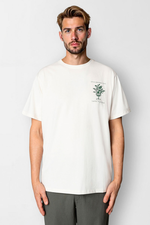 Clean Cut Copenhagen Doug organic T-Hemd SS Ecru