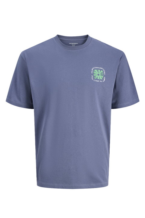 Jack & Jones Flower Market Relaxed Fit Tee Nightshadow Blue