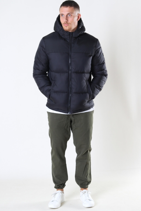 Jack & Jones Drew Puffer Jacke Black