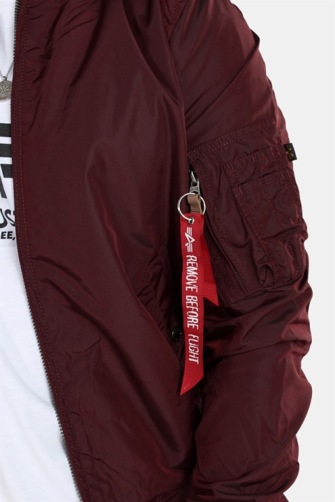 Alpha Industries MA-1 TT Jacke Dark Maroon