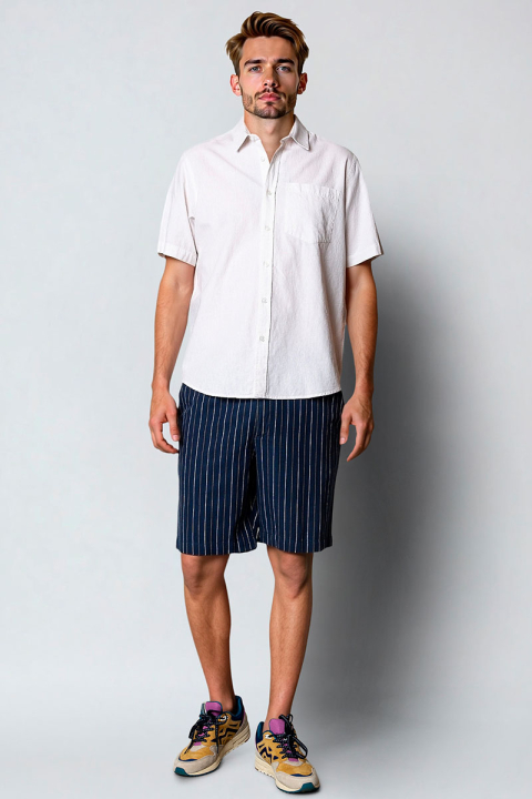 Clean Cut Copenhagen Barcelona Ran shorts Navy Stripe