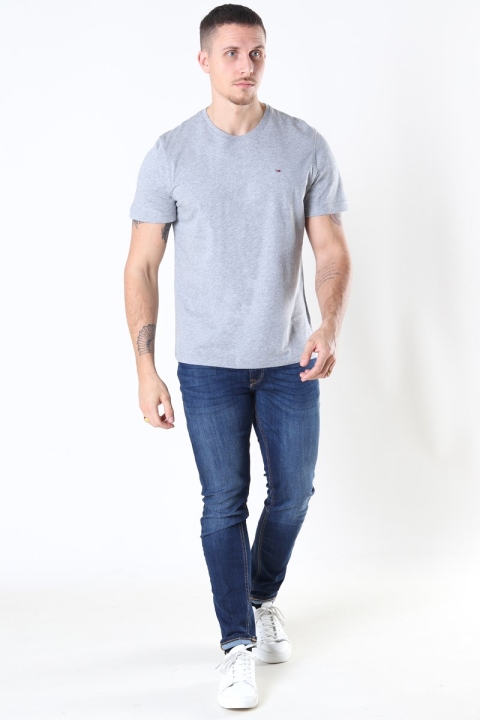 Tommy Jeans Original Jersey T-Hemd Lt Grey HTR