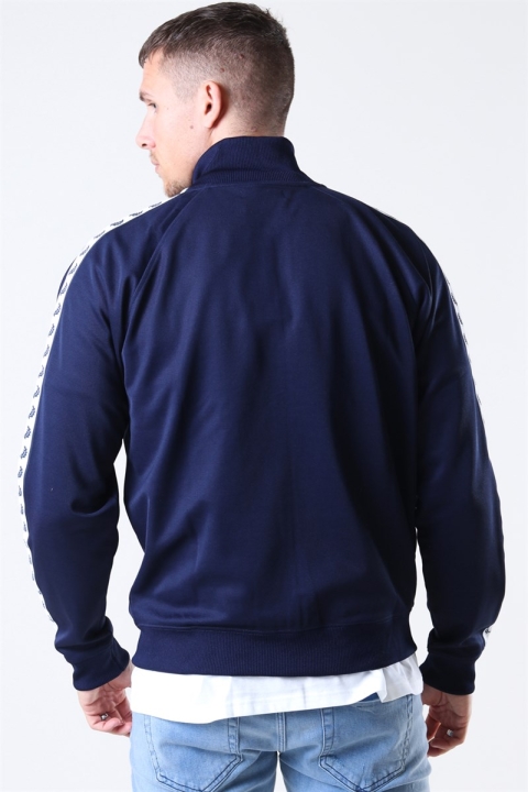 Fred Perry Taped Track Jacke Carbon Blue