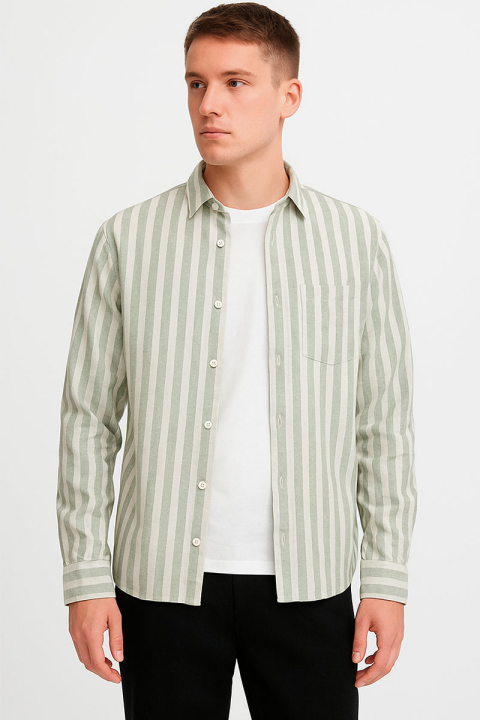 Solid Fried Ls Hemd Vetiver