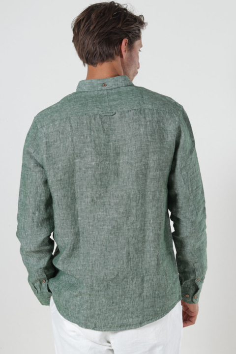 Kronstadt Ayers Ls Hemd Hedge Green
