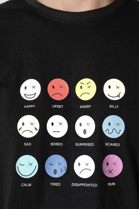 Clean Cut Copenhagen Emoji t-Hemd Black