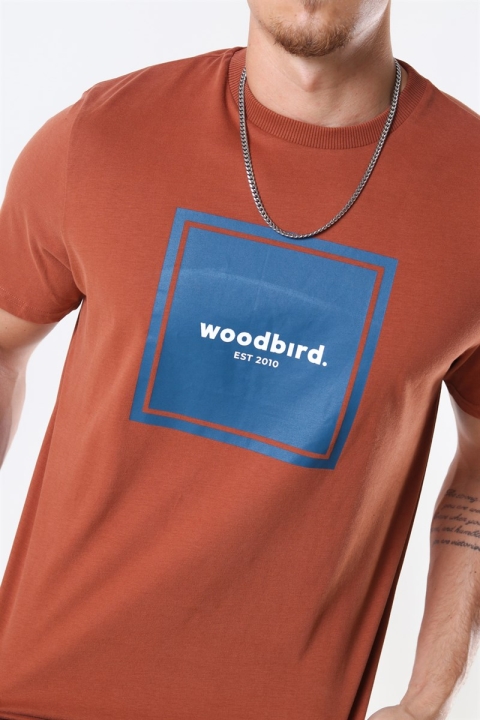 WoodBird Our Box Jubi T-Hemd Clay Brown