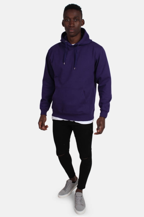 Basic Brand Hooded Sweatshirts Violet