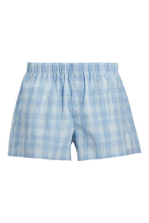 Jack & Jones Milano Woven Boxers 3 Pack Chambray Blue