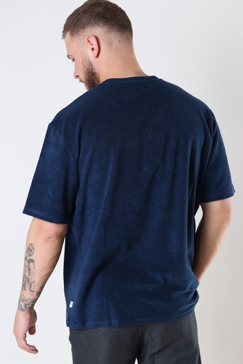 Woodbird Steen Towel Tee Navy