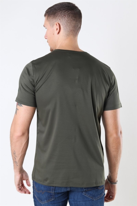 Mos Mosh Perry Basic T-Hemd Army