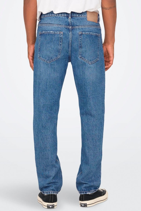 Only & Sons Edge Straight Fit 4939 Medium Blue Denim