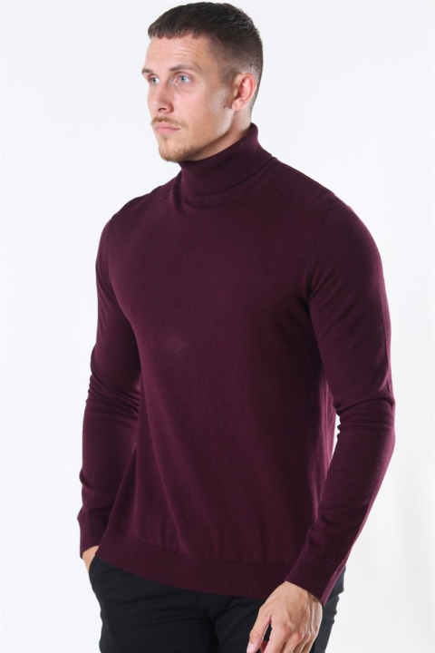 Selected Berg Turtleneck Strik Winetasting