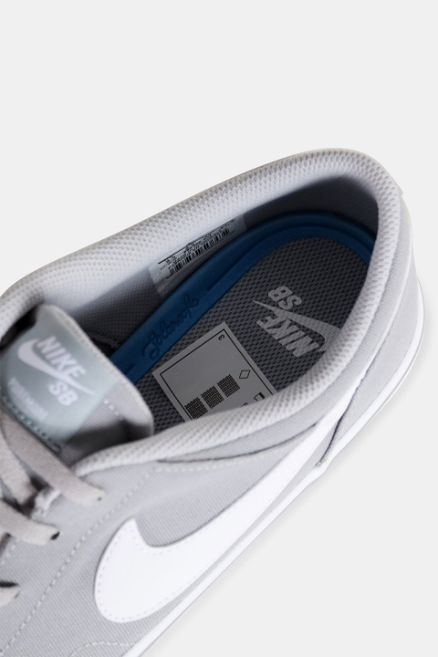 Nike SB Portmore II Solar Sneakers Wolf Grey/White-Black