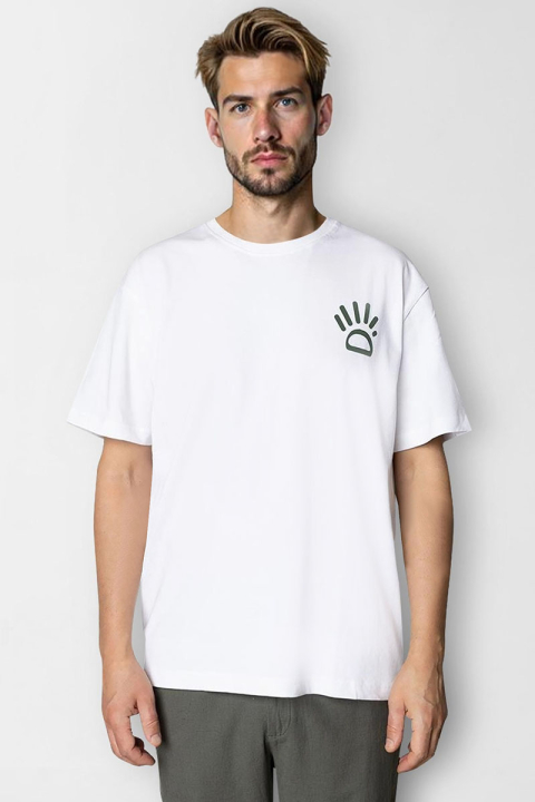 Clean Cut Copenhagen Michael organic T-Hemd White
