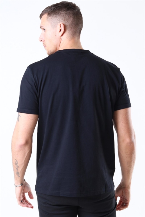 Fred Perry Ringer T-Hemd Black