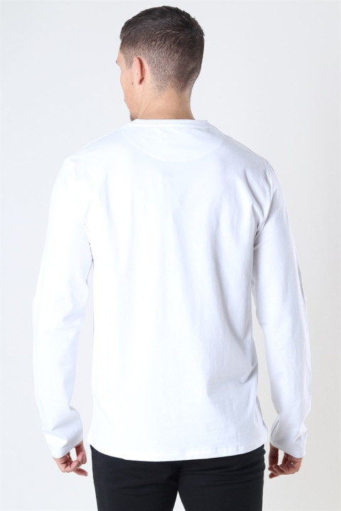 Basic Organic T-Hemd LS White