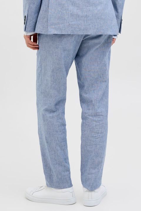 Jack & Jones Riviera Linen Trouser Nautical Blue