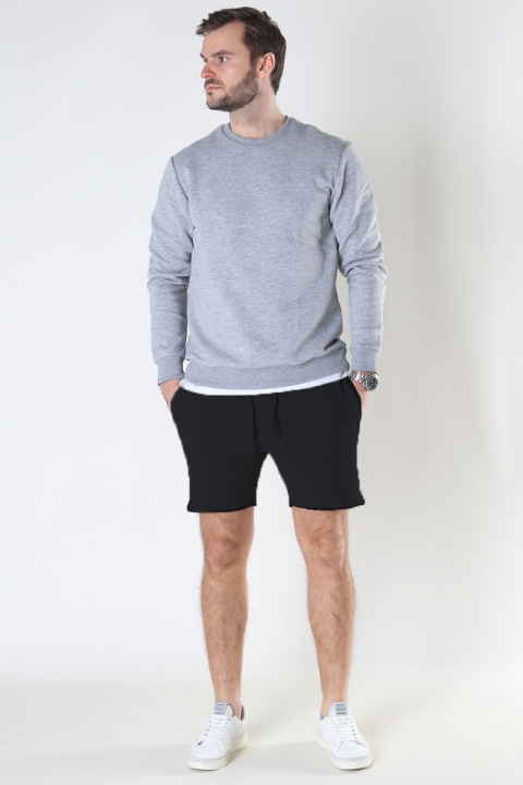 Kronstadt Knox jogger Recycle cotton shorts Black